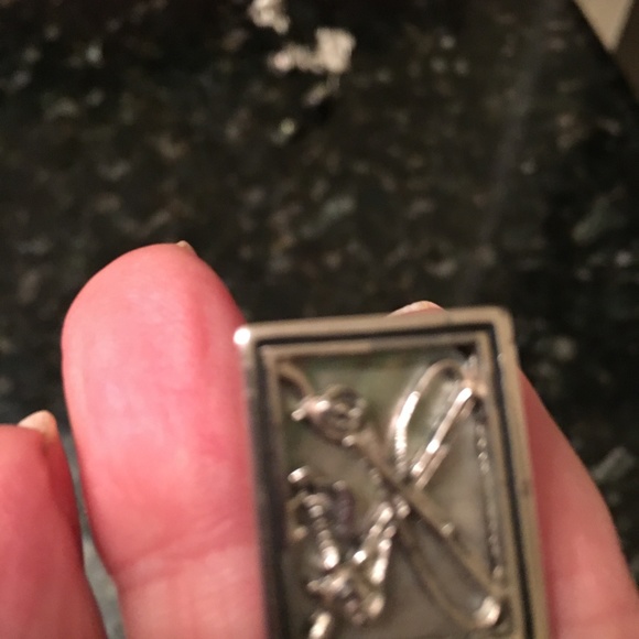 Silver cuff links with unique design - Picture 3 of 3